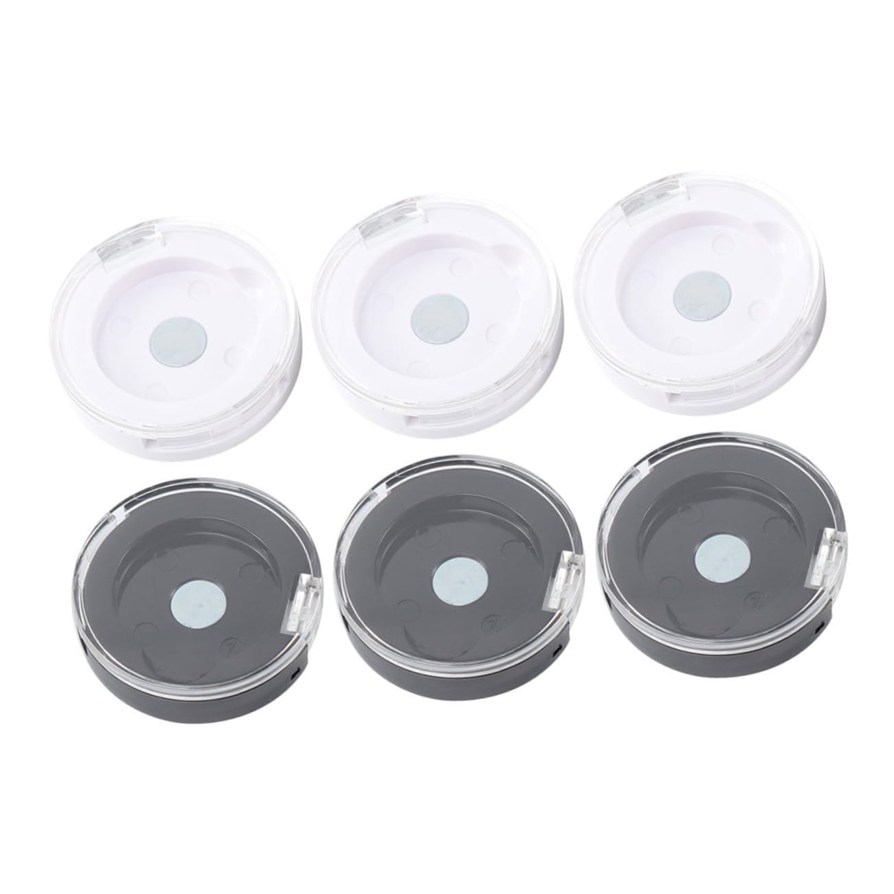 FOMIYES 3 Set Di Ombretti Singoli Magnetici Per Il Trucco Scatola Per Ombretti Ombretti Vuoti Ricaricabili Organizer Per Fard Contenitori Per Cosmetici 6 Pezzi * 3