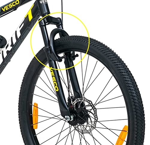 VESCO Store VESCO Drift 26 T MTB Cycle, 18 Inch Frame, Black - Image 6