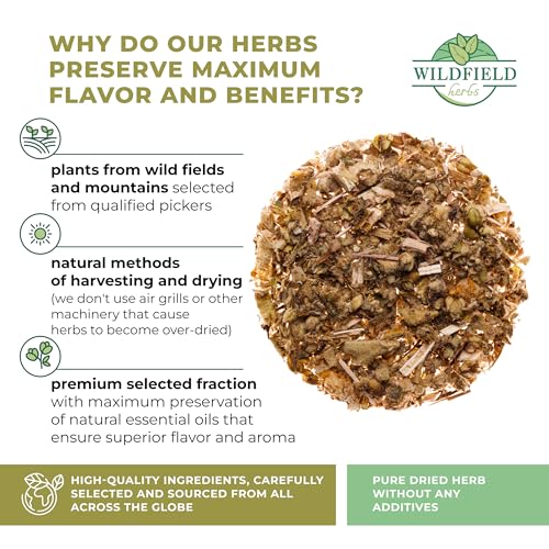 Image of 4 oz. Mullen Tea Mullein Tea Leaf (Verbascum L.) - 113g Mullen Leaves Mullein Loose Leaf Hoja De Gordolobo