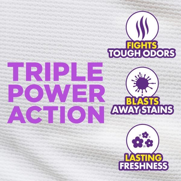 Miniatura 3 de Arm & Hammer Plus OxiClean Odor Blasters Fresh Burst, detergente líquido para ropa de 160 cargas, 208 onzas líquidas