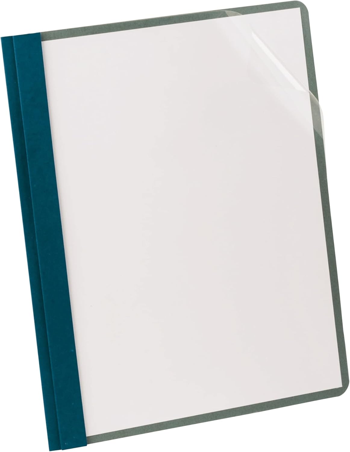 Earthwise(R) Clear-Front Report Covers, Dark Blue With Clear Front, Box Of 25