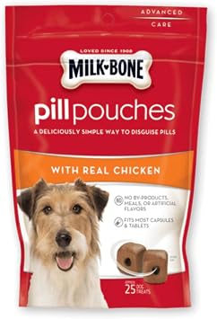 Milk-Bone Pill Pouches with Real Chicken 6oz, single pack