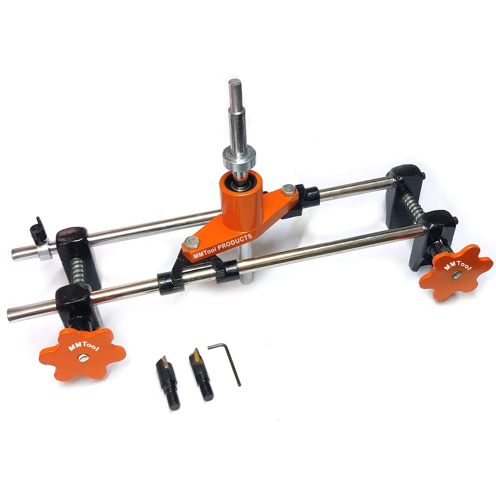 MMTool PRODUCTS Mortise Lock Installation Machine, Small, DIY Woodworking Jig for Doors and Gates