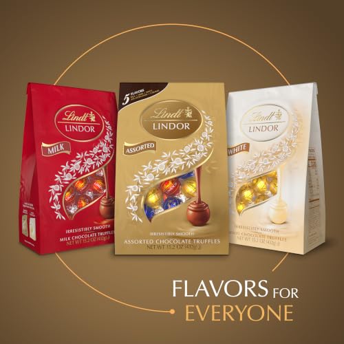 Lindt LINDOR Assorted Chocolate Candy Truffles, 15.2 oz. Bag - image 6