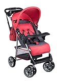 baby plus buggy compact evo Vorderrad Dämpfer lionelo Emma Plus Buggy, rot/grau