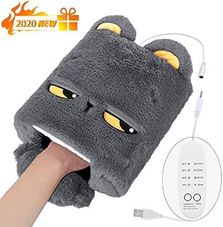Heated Mouse Pad Hand Warmer, [Newest 2020] USB Heated Mouse Pad With Wrist