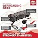 Offroading Gear 95'x3/8” Best Synthetic Winch Rope Kit | Replacement for Cable Wire | Jeep/ATV/Quad Bike/UTV | Free Snap Hook & Rubber Stopper