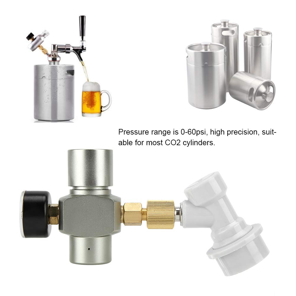 Regolatore CO2 per Homebrew 0-60 PSI con Sgancio Gas
