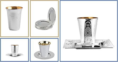 Vista 15 de Decor Kidush/Kiddish Cup - Taza de vino de calidad premium, ideal para Pascua y todas las fiestas judías, vasos de plástico desechables, 500 Vino