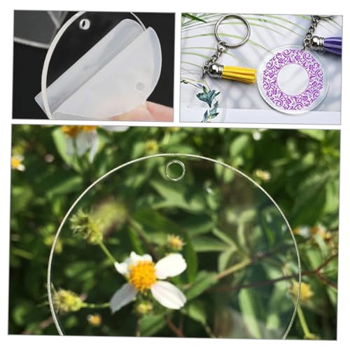 Support clé transparent de 120 pièces pour création de décors ronds