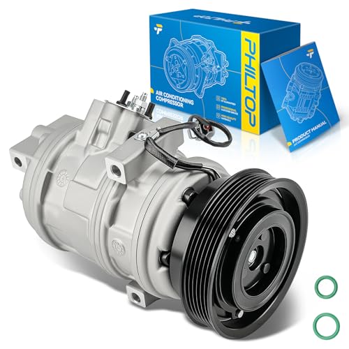 Image of PHILTOP 1404N Air Conditioner AC Compressor with Clutch for Honda Accord 2001-2002 3.0L, Acura TL 1999-2003,CL 2001-2003