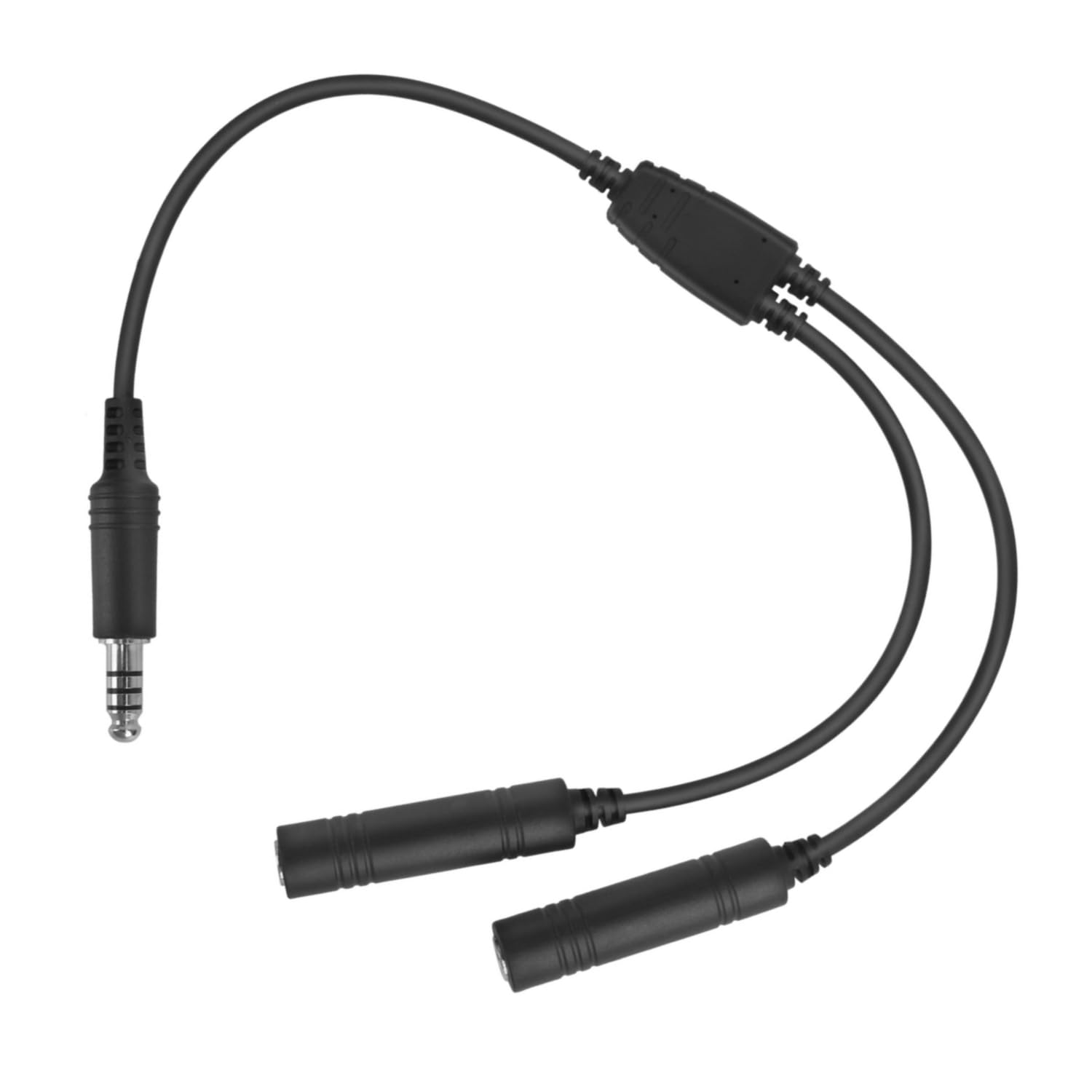 Pdflie U174 GA General Aviation Headset Female-Male Adapter Compatible for Airbus Helicopter Headphone