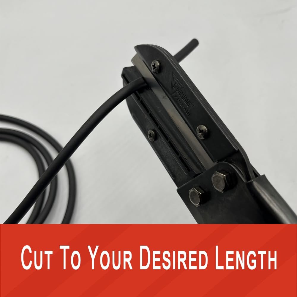 TRIM-LOK Rubber Seal Cord, 0.5-Inch Diameter, 25-Foot Length, Solid EPDM Foam Tubing for Sealing Cases, Tackle Boxes, and Cooler Lids, Custom Fit O-Ring Replacement or Backer Rod
