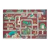 Relaxdays Speelmat straat, vrij van schadelijke stoffen, waterdicht, antislip, speeltapijt kinderen, PVC, 0,5 x 120 x 80…
