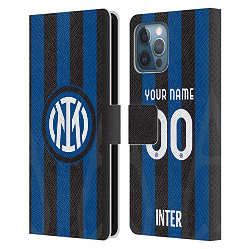 Coque en cuir Inter Milan iPhone 12 Pro Max au design maillot officiel saison 2022/23