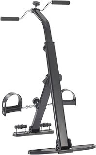 Exercise Bike, Upper and Lower Limb Rehabilitation Bicyclewith LCD Monitor, Adjustable Home Training Equipment for Stroke Hemiplegia Rehabilitation Training
