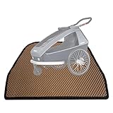 croozer kid for 1 plus 2018 Tapis de protection sur mesure pour remorque de vélo - Parfaitement adapté à l'intérieur pour un maintien sûr et un sol propre lors des trajets quotidiens avec les enfants.