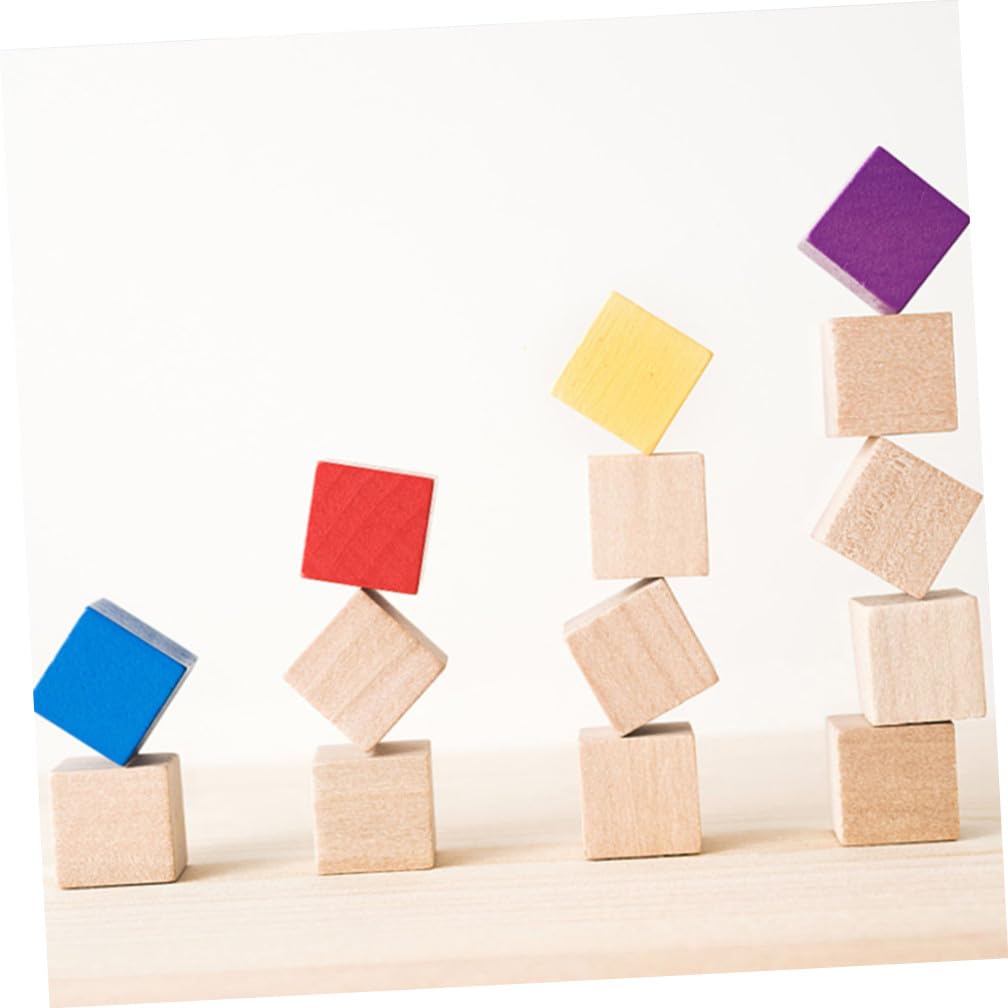 SHINEOFI Kit de 4 Piezas de Bloques de Cobre, Hierro, Aluminio y Madera para Medición de Densidad en Entorno Educativo y Experimentación Científica