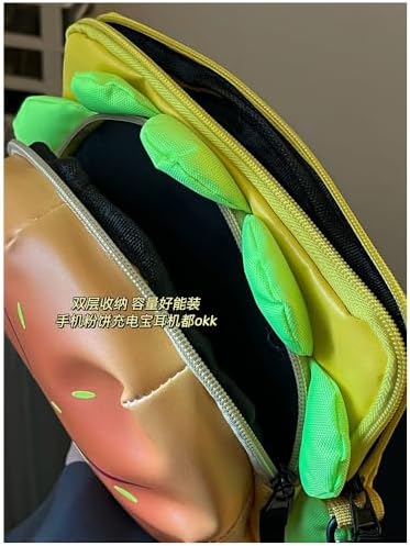 Amazon.co.jp: LELEBEAR ハンバーガーバックパック チーズバーガー