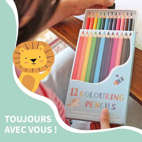 Crayons de couleurs personnalisables