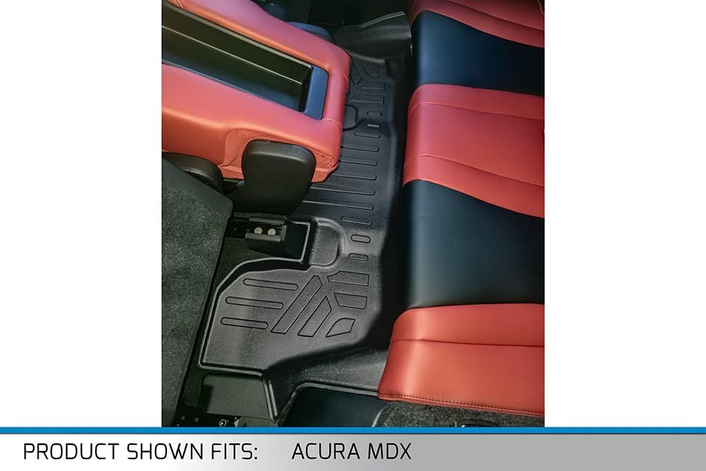 SMARTLINER Custom Fit All Weather Floor Mats 3 Row Liner Set Compatible with 2022-2025 Acura MDX - Image 5
