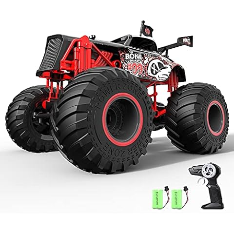 tech rc Remote Control RC Car 2.4g Monster Truck 50+ min Play Time, 15 km/h High Speed RC Car for Kids, 1:14 Scale Big Wheel All-Terrain Off-Road Vehicle Great Gift Choice for Boys & Girls - 99 Cover