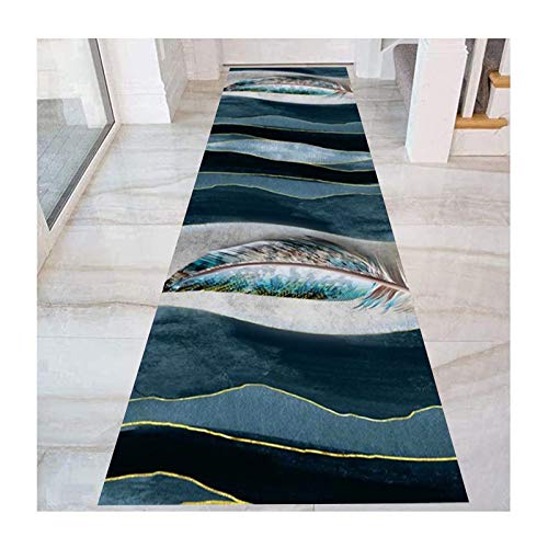 Alfombras de pasillo largo para una entrada de hogar transitable y moqueta lavable ZRUYI 2