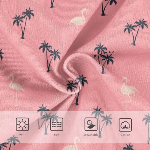 Girls' Underwear Palm Trees Flamingo Cotton Stretch Comfort Toddler Panties3