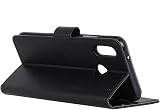 Etui kompatybilne z ALCATEL 1S (2020) 5028D 5028Y / 3L 2020/ 1V 2020 POKRYWA STOSUJ Flip Book Gel TPU Portfel Magnetyczny futerał Eco Skóra Kieszeń na karty Kieszeń na karty (czarny)