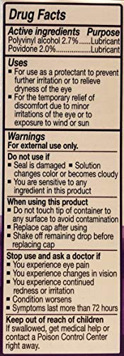 FRESHKOTE Preservative-Free Lubricant Eye Drops - .33 oz (Pack of 2) + 5 Single-Use Vial Pack