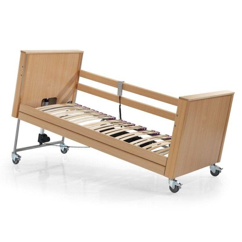 VentaDeColchones – Cama Articulada asistencial para Personas con Alzheimer. Incluye somier, elevación por columnas y cabecero, piecero y barandillas. Medida 90 x 190 cm. con Subida y Montaje