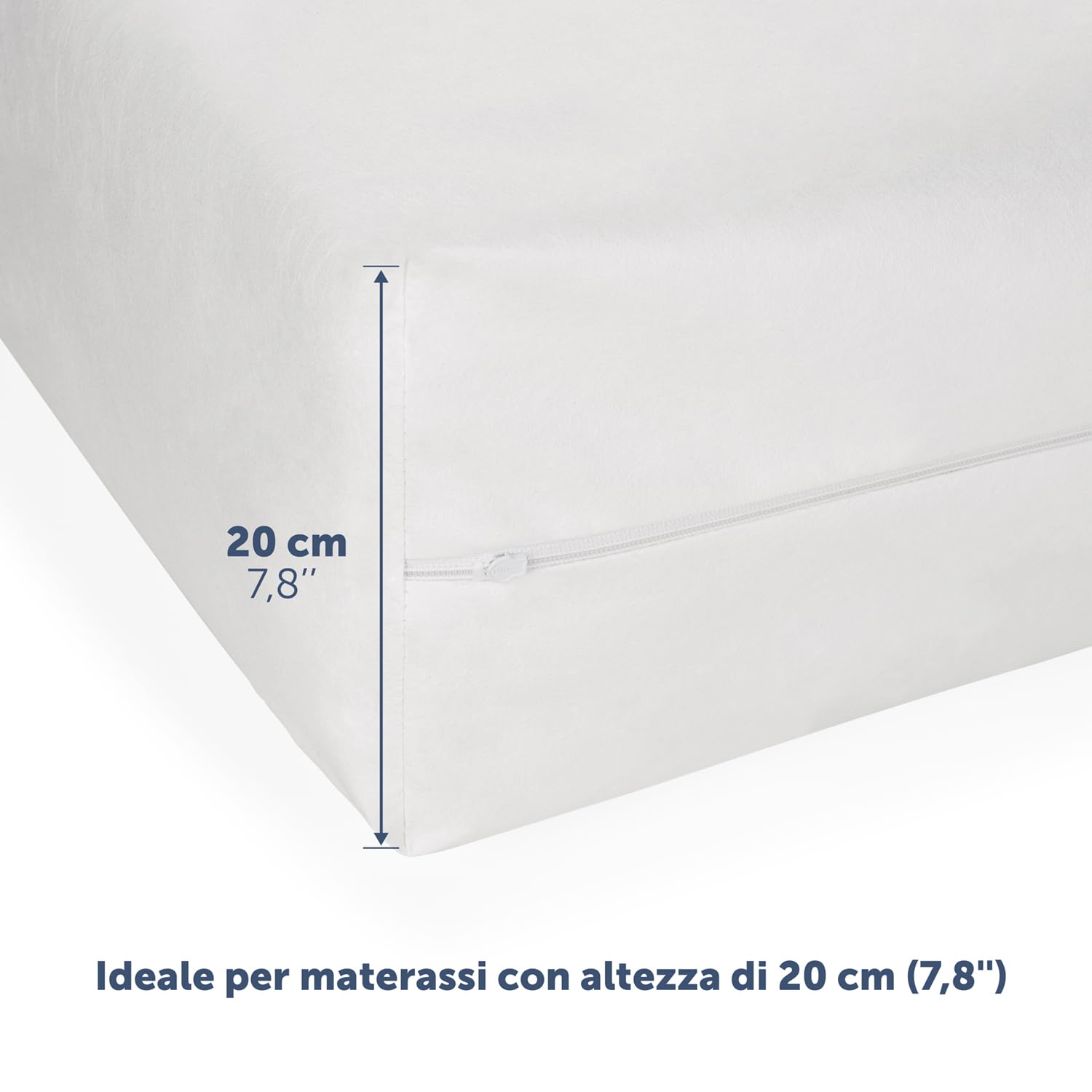 Blumtal coprimaterasso per chi soffre di allergie 90x220 cm 2pz per materassi fino a 20cm - coprimaterasso singolo 90x220 - coprimaterasso antiacaro singolo 90x220 certificato OEKO-TEX con cerniera