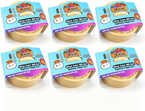 6 Pack,Squishy Mystery Box,with Steamer Box,Soft Squeeze Decompression for Adults image 2
