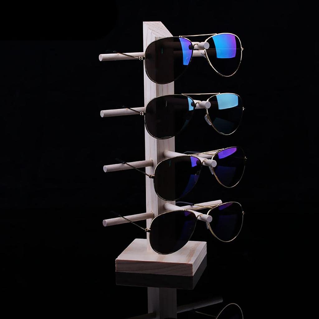 CLUB BOLLYWOOD Wood Sunglasses Eyeglass Rack Display Stand Holder Single Line For 4 Pairs | Health & Beauty | Vision Care | Eyeglass Cases | Eyeglass Cases-picture-52