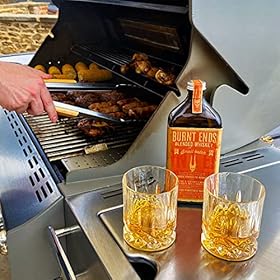 Burnt Ends Blended Whiskey, 50cl - 45% ABV Blend of Tennessee Rye Whiskey and Single Malt Scotch - Small Batch Crafted Blended Whiskey – Master of Malt