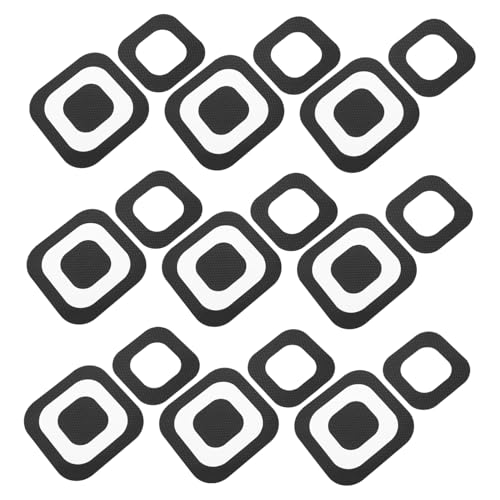 Luxshiny 20pezzi Adesivi Antiscivolo Quadrati per Bagno e Scale di Stickers Impermeabili e Resilienti per Vasche Docce e Pavimenti Facile Installazione e Alta Durabilità