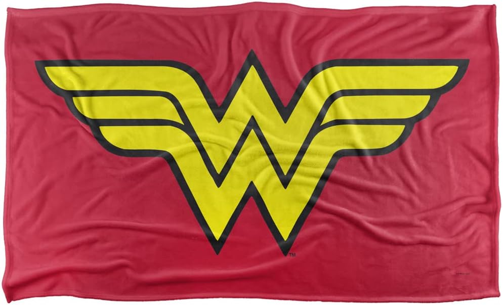 Wonder Woman Comic Logo Silky Touch Super Soft Throw Blanket 36" x 58"