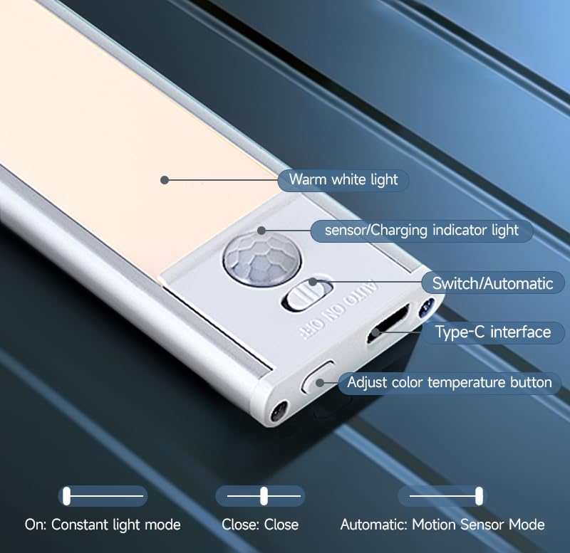 Thomas Lighting MLE423-5-16MK Metal Housing. 6' Power Cord with Plug and on Line Switch, 1 Tail, Epistar Chips. Box Package, 0.8x2.8x2.8 in, Satin Nickel