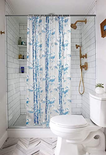 Image of Feelings Shower Curtain PVC Waterproof Curtain for Shower 7 Feet with 8 Hook - 54 x 84 Inch Printed Shower Curtain (Pattern - R)