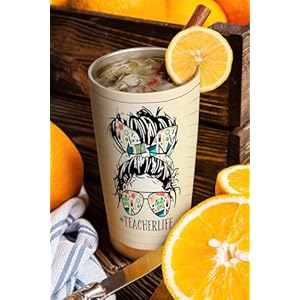 64HYDRO Teacher Tumbler 20oz, Teachers Appreciation, Graduation Gifts, Teacher Gifts for Women, Teachers Life Tumbler Cup, Stainless Steel Double Wall Insulated Coffee Mug, Travel Cup with Lid 64HYDRO Teacher Tumbler 20oz Teachers Appreciation Graduation Gifts Teacher Gifts for Women Teachers Life Tumbler Cup Stainless Steel Double Wall Insulated Coffee Mug Travel Cup with Lid