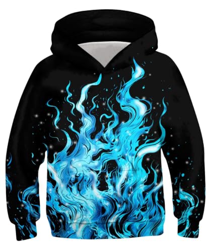 Image of Lovekider Boys Hoodie Kids 3D Print Graphic Pullover Sweatshirt 6-16 Years