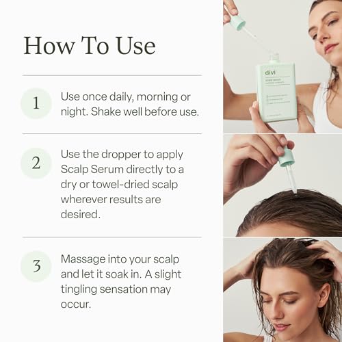 Divi Scalp Serum for Thinning Hair 1oz – Peptide & Rosemary Formula — view 7