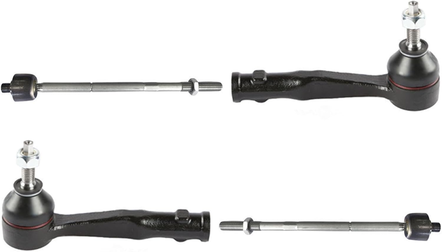 Front Left & Right Inner & Outer Tie Rods Assembly Replacement Parts For Jeep Renegade 2015 2016 2017 2018 2019 2020 2021 2022