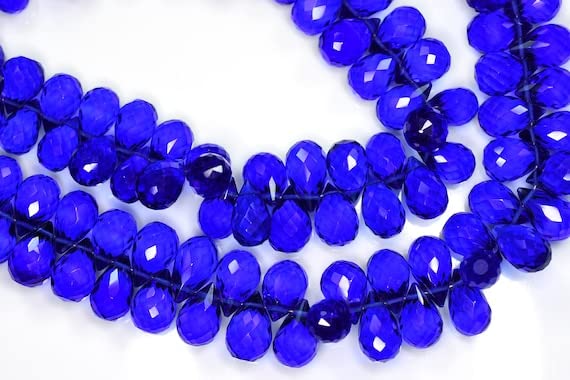 Gouttes briolettes en cyanite bleue à porter pour sublimer vos tenues d'été