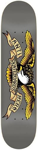 Anti Hero Classic Eagle - Tabla de skate (blanco, 8.6")