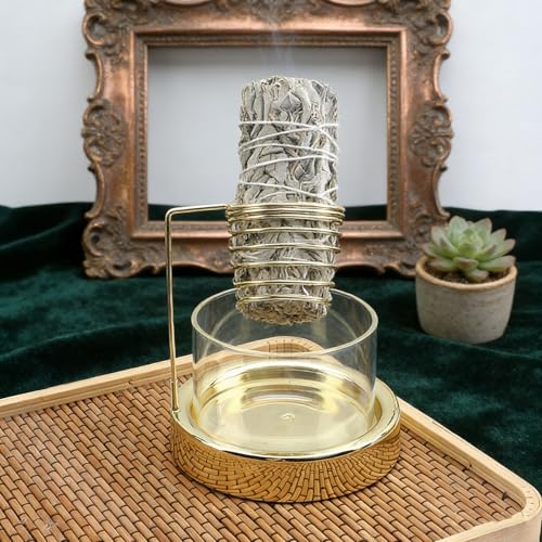 Porte-parfum en métal mini pour salon | Support bâtonnets de bois - 7