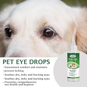 Dog eye drops cat  dog eye wash drops remove eye tear marks dirt for dogs  cat gentle eye drops for dogs and cats soothe irritated eyes remove eye discharge dirt and tear stains   cucciolini doodles