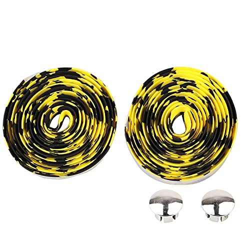 lenkerband auto Autos mit Klebeband, Lenkerband, 4 Stück, Lenkradabdeckung, Fahrrad-Fahrradgriff, rutschfester Gürtel, Gummiband, Radfahren, Fahrrad-Lenker-Zubehör, (Farbe: 2) (Farbe: 4) ( Color : 9 ) Sport & Freizeit Color:Earth Red aktualisiert Touring vs Bikepacking? :