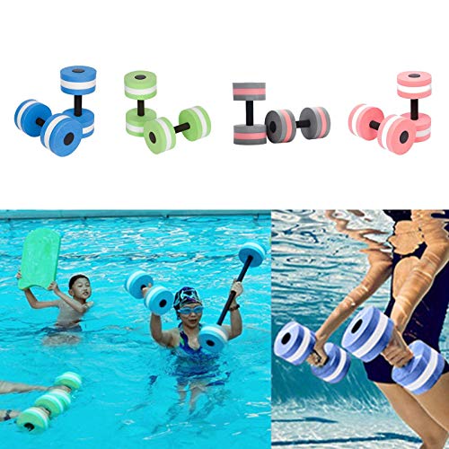 1 paar aqua dumbbells, schuim dumbbell voor waterfitness, fitness dumbbell voor yoga bodybuilding training, foam… - Afbeelding 4