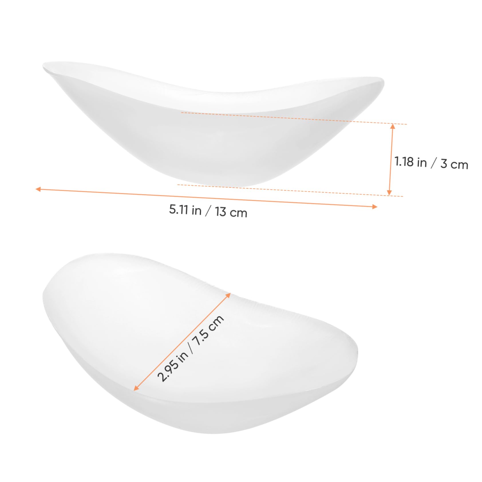 PLAFOPE 2 Pairs Women's Shoulder Pads for Clothing Self Adhesive Shoulder Enhancer for Women Size l